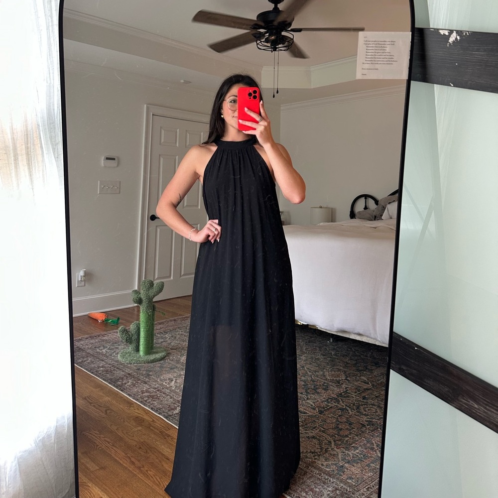 Fab'rik Black Halter Dress